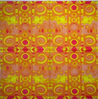 141 Pattern - 3-ply (orange)